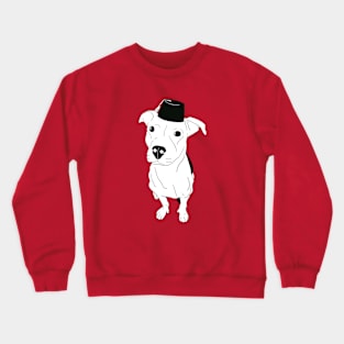 Pitbull with Fez Crewneck Sweatshirt